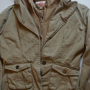 Tan Embroidered Girl's/Junior's Jacket